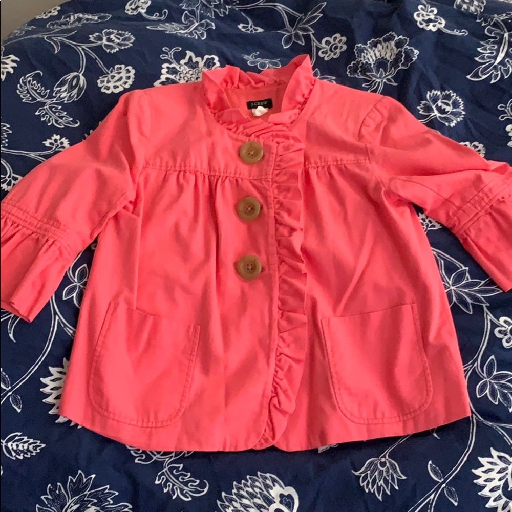 J.Crew Ruffle Jacket